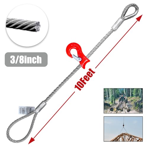 Senkeyfe 305-10‘-3/8“ Single Leg Wire Rope Sling thumb #2