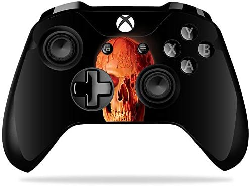 MightySkins Skin Compatible with Microsoft Xbox One X Controller - Wax Skull | Protective, Durable, and Unique Vinyl Decal wrap Cover | Easy to Apply, Remove, and Change Styles | Made in The USA image 3