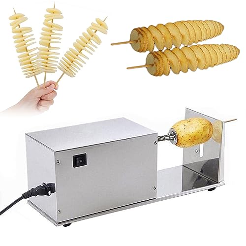Cortadora eléctrica de papas en espiral Tornado acero inox