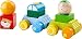 Produktbild HABA 304739 - Entdeckerauto Anton, Auto mit Anhänger und Bausteinen aus Holz, Motorikspielzeug zum Stecken und Bauen, Spielzeug ab 12 Monaten