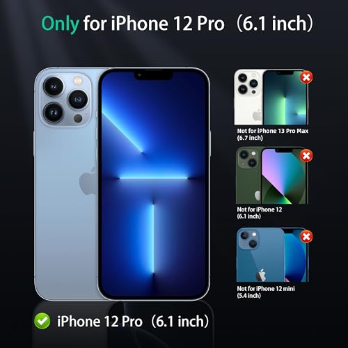 Image of ONES for iPhone 12 /12 Pro Case, Translucent Matte Magnetic Phone Case Compatible with MagSafe, Military-Grade Shockproof Cover, Anti-Yellowing Hard Slim Protective Matte Case for iPhone 12 /12 Pro