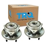 TRQ Front Left and Right Wheel Bearing and Hub Assembly Set 2 Piece Compatible with 2011-2021 Jeep Grand Cherokee 2022 Grand Cherokee WK 2011-2023 Dodge Durango