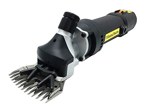 Hanchen 450W 2600rpm Electric Sheep Goat Clipper Groomer Shears Electric Shearing Machine Black
