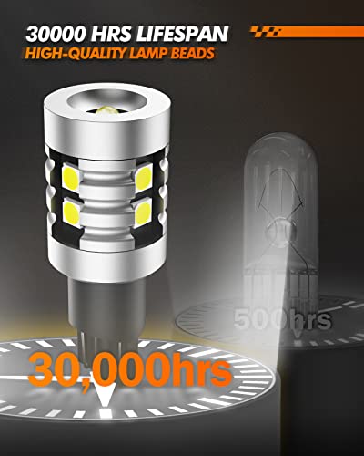 Image of SEALIGHT 921 912 LED Reverse Lights, T15 LED Bulbs 1000LM Super Bright Xenon White Light 906 902 Backup Lights, Reverse Lights, Back up For Car & Trunk
