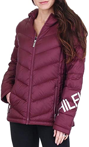 Tommy Hilfiger レディース クラシック ショート パッカブル ジャケット, クラッシュドバイオレット, Small