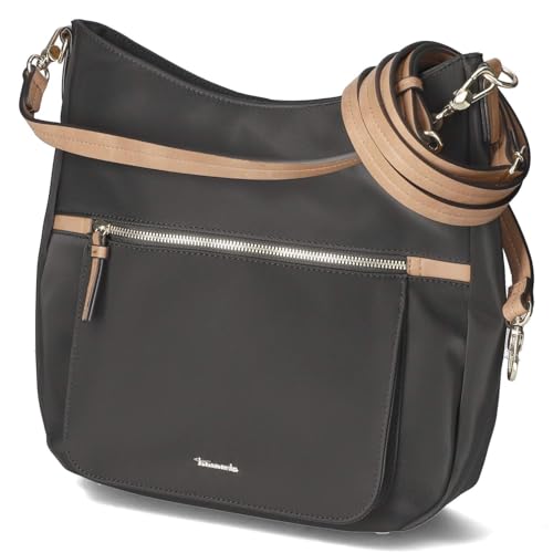 Sac bandoulière Tamaris Gertraud noir spacieux pour organiser vos affaires