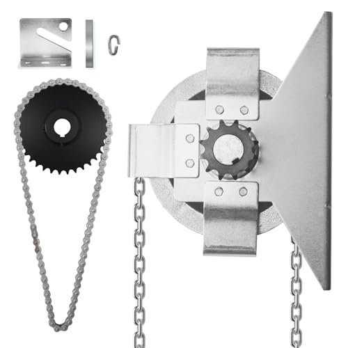 NULTRUMA Garage Door Jackshaft Chain Hoist, Heavy-Duty Wall Mount Jackshaft Garage Door Openers 3:1 Reduction Drive for Roll Up Doors by NULTRUMA - Used condition - US$123.58