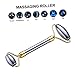 LIFKOME Double Head Natural Stone Facial Roller Slimming Massager for Aging Depuffing Skin Tightening Shape Face Massage Tool for Skincare Routine present for All Ages