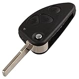 Clé Plip Compatible avec Alfa Romeo 159 Brera GTA Mito 3 Boutons Coque N°1 @Pro-Plip