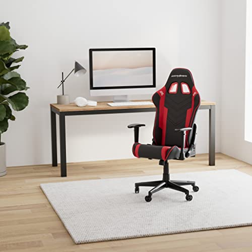 DXRacer PRINCE L Nero & Rosso PVC Pelle La Sedia da Gaming Originale - Immagine 1