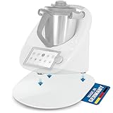 Schwanfeld® Premium Gleitbrett für Thermomix TM5, TM6 & TM31 [SCHÜTZT DIE WAAGE] - mit Teflon Füßen zum mühelosen verschieben - Gleitbrett aus edlem Acrylglas (einfache Reinigung) - MADE IN GERMANY