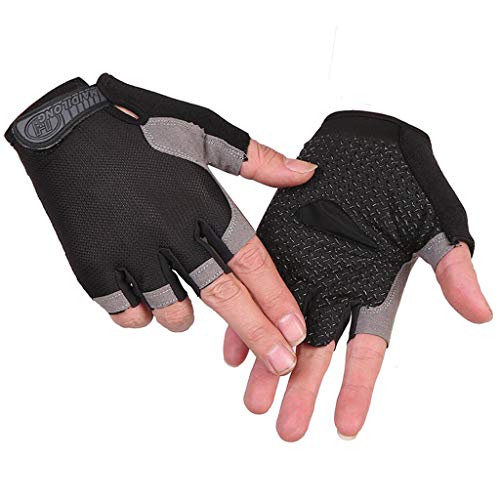 Luvas sem dedos para homens e mulheres, proteção solar UV, meia luva UV, bloqueador solar UV para ci
