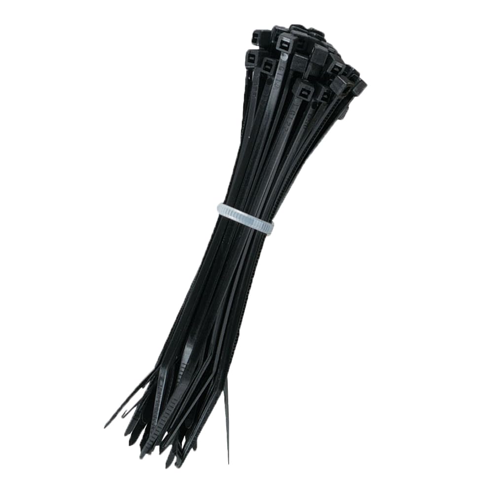 Ukcable-Ties Black 100X Uv & Heat Stabilsed And Heat Resistant Cable Ties (, 200Mm X 4.8Mm)