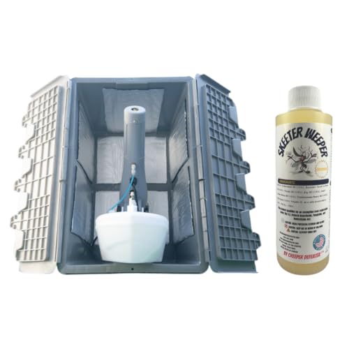 Skeeter Weeper® Smart Pest Control Fogging/Misting System and Premium Natural Misting Solution Bottle (Conentrate)