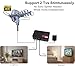 PBD WA-2608 Amplified Outdoor TV Antenna – Long Range with UHF/VHF, 360° Motorized Rotation, Remote Control, Mounting Pole, and 40FT RG6 Cable – Supports 4K, 1080P, Smart and Older TVs (2 Outputs)