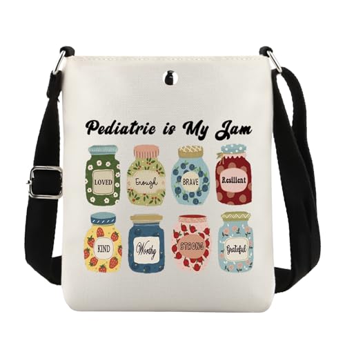 Sac à bandoulière Pediatric Is my Jam cadeau idéal diplôme infirmière