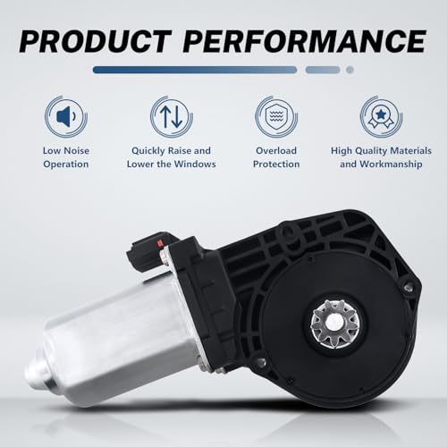 KELOKE Power Window Motor Compatible with Ford E-150/250/350 1981-90, F-150/250/350 81-96, Aerostar 1986-89, Bronco 1981-96, Country Squire 1965-91, Custom 1965-72, Replace# 742-251 E3AZ5423394A