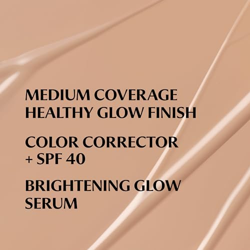 Image of IT Cosmetics CC+ Nude Glow SPF 40 - Medium Coverage Foundation, 2% Niacinamide + Hyaluronic Acid Brightening Glow Serum, Lightweight Up to 24H Hydration, Normal to Dry & Mature Skin - 1.08 fl oz