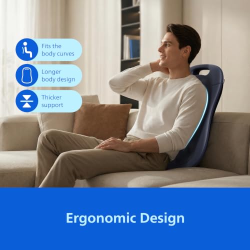 PHILIPS Back Massager with Heat, 5D Deep Tissue Shiatsu Lumbar Back Support - image 6