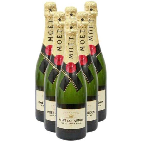 Champagne Box Moet and Chandon Brut Imperial NV 75 cl (Case of 6)