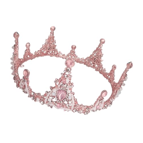 Tiare faite main rose pour éviter les coiffures de mariage qui glissent avec chic