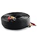 Postta BNC Video Power Cable (4 Pack 100 Feet) Video Security Camera Cable Wire with Eight Connectors for CCTV DVR Surveillance System