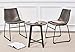 Phoenix Home PU Leather Dining Chair Set of 2, 18.11