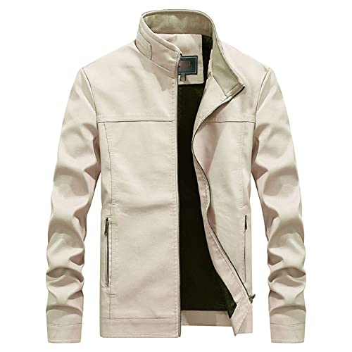 Blouson bombardier amincissant col montant pour homme actif