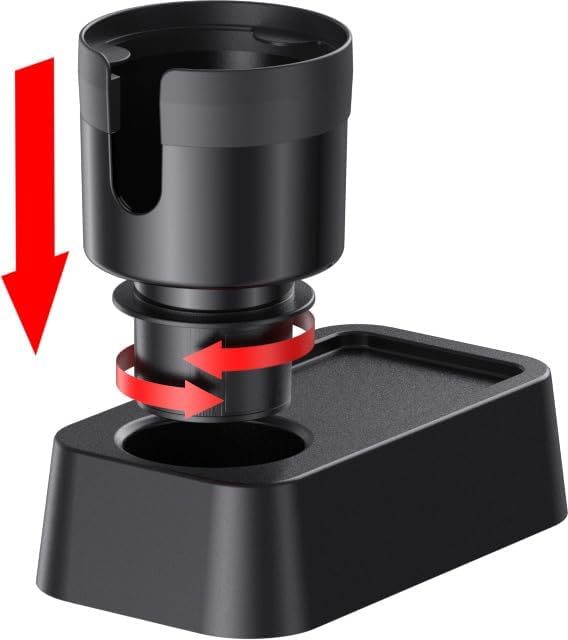 Miniatura 5 de Expansor de portavasos para automóvil con base ajustable, soporte extensor de portavasos para automóvil compatible con Hydro Flasks de 3240 onzas,