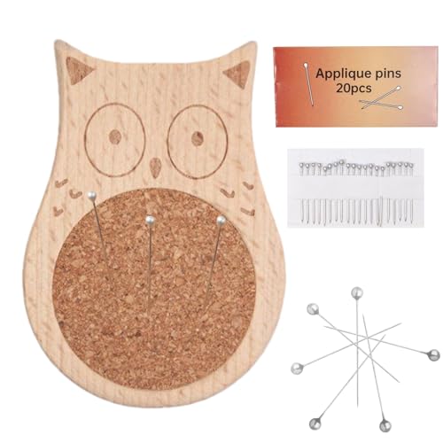 Cojín de costura - Agujas de costura de madera y almohadas - Coser Bordado Accesorios para el hogar Cama Reparación