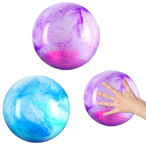 Guiziyao 2 Stück Marmor Kickbälle Set