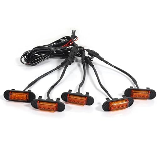 Luces LED de parrilla para Ford Bronco: iluminación de advertencia ámbar para rutas Off-Road