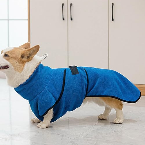 Albornoz para perro con toalla súper absorbente y bata suave de secado rápido para cachorro 3