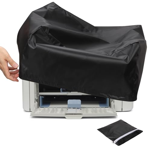 Funda para impresora 50x40x30 cm PATIKIL protectora de poliéster negro