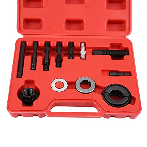 13 pcs Car Power Steering Alternator Pump Pulley Puller Remover Disassembly Installer Tool