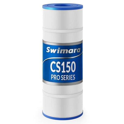 Swimara Pro Series Pool Filter Cartridge Compatible with Jandy CS150 Waterway 150 Replacement for R0462300 817-0150N PJANCS150 C-8414 3oz Trilobal Fabric 150 Sq. Ft.