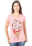 Photo Gallery bench - t-shirt ice cream, camicia di maternità donna, rosa (flamingo pink), xs (taglia produttore: xs) Photo Gallery bench - t-shirt ice cream, camicia di maternità donna, rosa (flamingo pink), xs (taglia produttore: xs)
