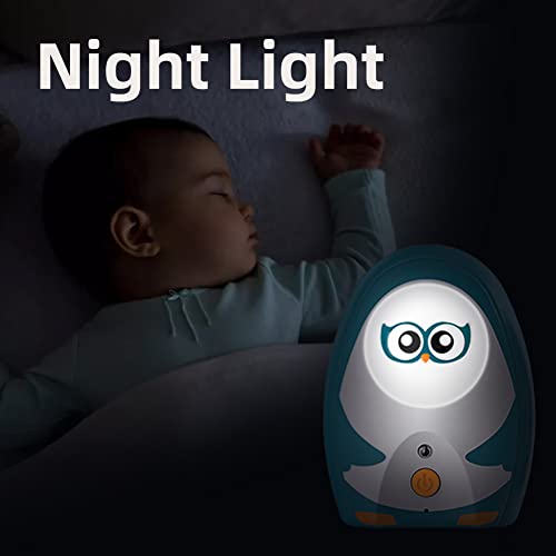 Timeflys Audio Baby Monitor Ol Portable, Two-Way Talk, Long Range Up To 1000 Ft, Temperature Monitoring And Warning, Lullabies, Vibration, Lcd Display, 1 Adaptor 2 Sets Of Rechargeable Batteries #TOP5