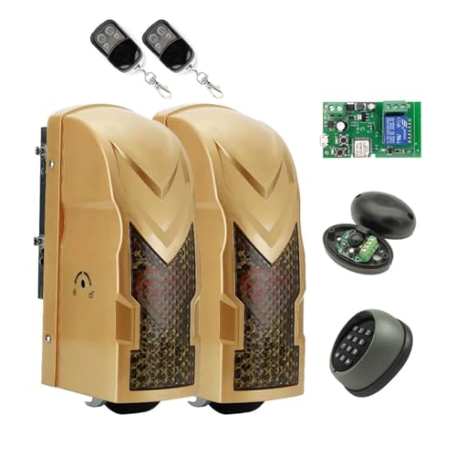 AYJYZHIAG 700KG Automatic Double Rolling Wheel Swing Gate Opener with Wireless Keypad Actuator Roller WIFI Swing Door Motor Scroll Drive(5)