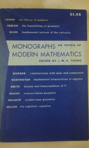 Monographs on Topics of Modern Mathematics. Rev... B005TK4F2U Book Cover