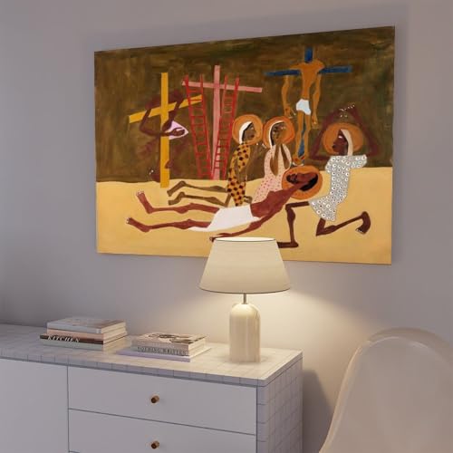 Lamentation by William H. Johnson Impression toile de qualité supérieure - 7