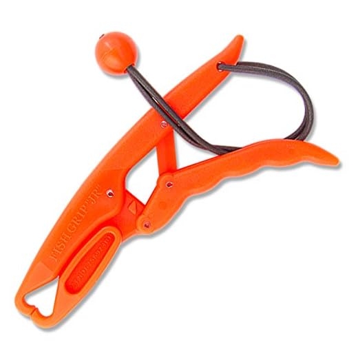 United Plastic 01-3708-O-JR 7-Inch Fish Grip, Orange Finish