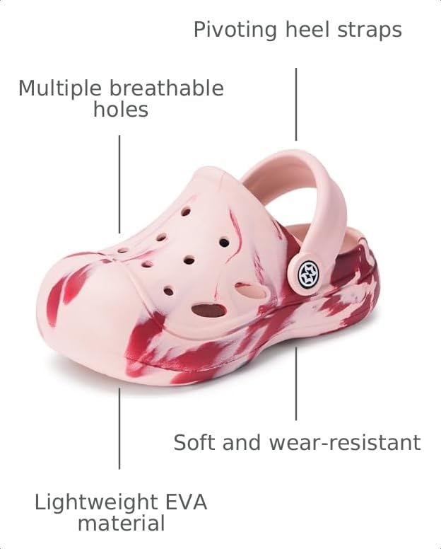 Image of KVbabby Toddler Kids Clogs for Boys Girls