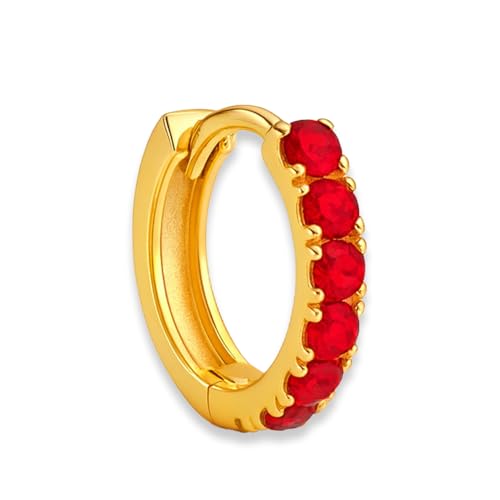Image of VAMA FASHIONS Silver Gold Rosegold Crystal Stone Piercing Ring Nose Pin Pierced Hole Type Nosepin for Women & Girls