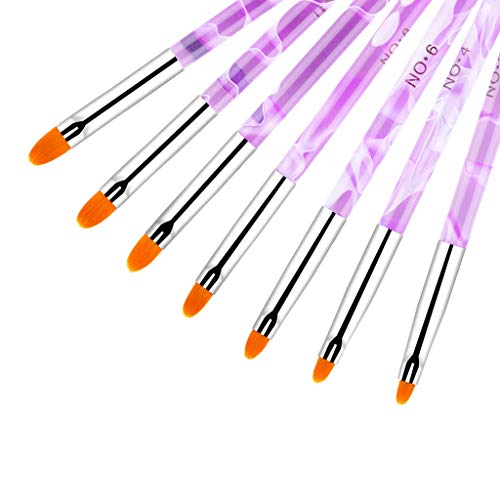 SNOWZAN 13 stuks nagelkunstpenselen acryl fineliner gelkleuren voor nagels nagels penseel voor gelnagels professionele… - Afbeelding 5