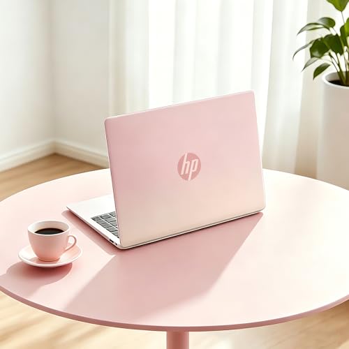 Image of HP 2026 15.6 inch HD Touchscreen Laptop (Pink Edition) - Intel Core i3-1315U, 16GB RAM, 512GB SSD, Windows 11 Pro, Copilot AI, Numeric Keypad, Type-C, Patented KB Kit