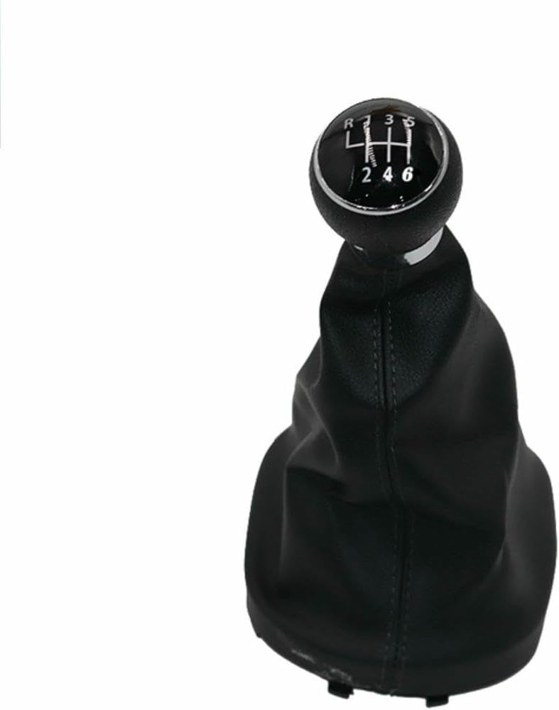 GZNBB Car Manual Gear Shift Knob Boot Cover Gaiter Lever Shifter Handle Stick, for Caddy II MK2 2004-2009