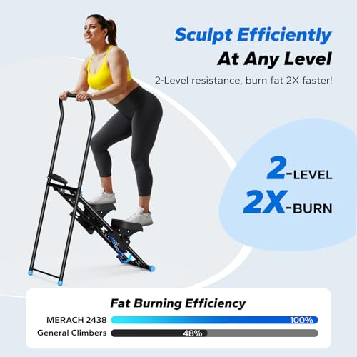 image for MERACH Stair Stepper for Home Gym Exercise, New Version Vertical Climb