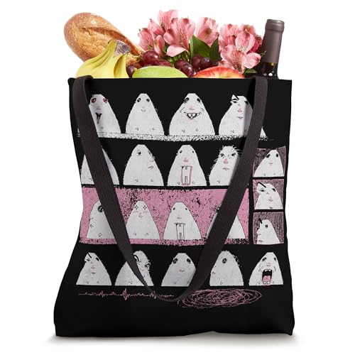 Bolsa Tote Hamster Drawing Memes Viral Cute Kawaii miniatura 4