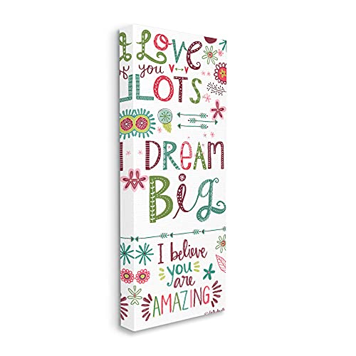 Stupell Industries Love You Lots Inspirational Phrases Playful Patterned Typography